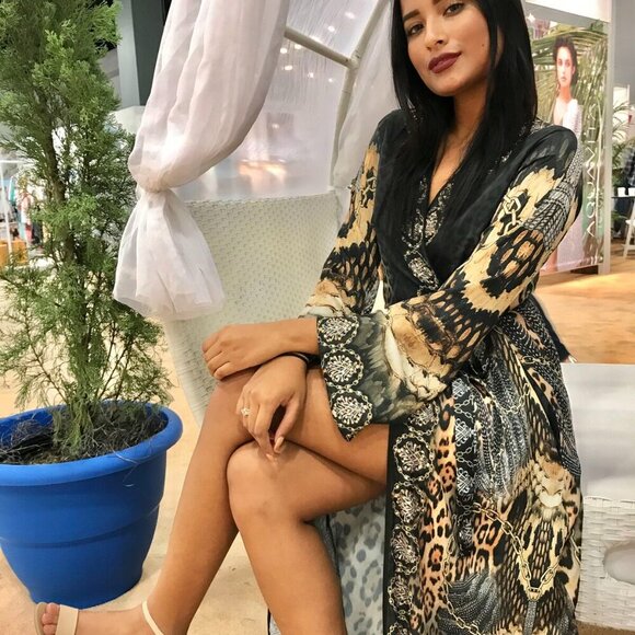 NWT Animal Print Duster Kimono - Perfect for Any Occasion - Picture 5 of 6